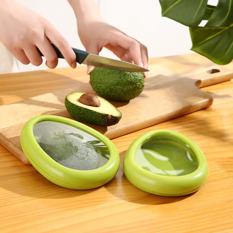 Reusable Silicone Fruit & Vegetable Storage Box with Transparent Seal for Freshness