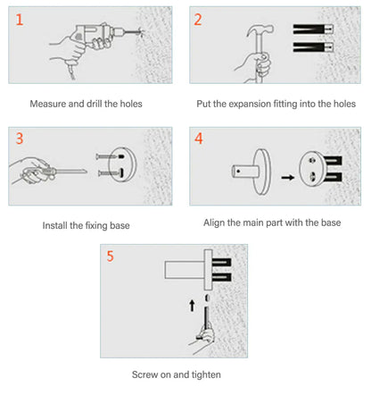 Brushed Gold Bathroom Hardware Kit - Wall-Mounted Hand Towel Bar, Toilet Roll Holder, Robe Hook, and Cup Hanger