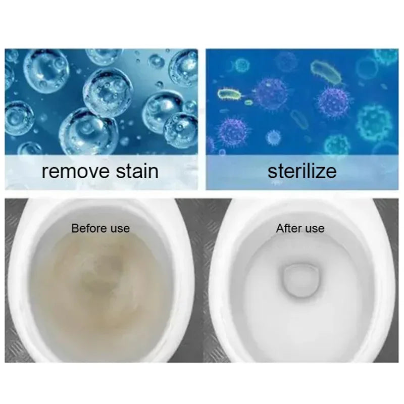 Toilet Cleaning Tablets - Reactive Substances for Quick and Effective Bathroom Hygiene