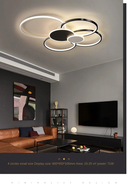 Contemporary LED Chandelier for Bedroom, Dining Room, Living Room, and Hall – Luxury Ceiling Light Fixture