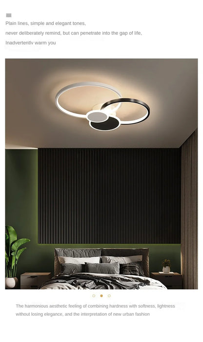 Contemporary LED Chandelier for Bedroom, Dining Room, Living Room, and Hall – Luxury Ceiling Light Fixture