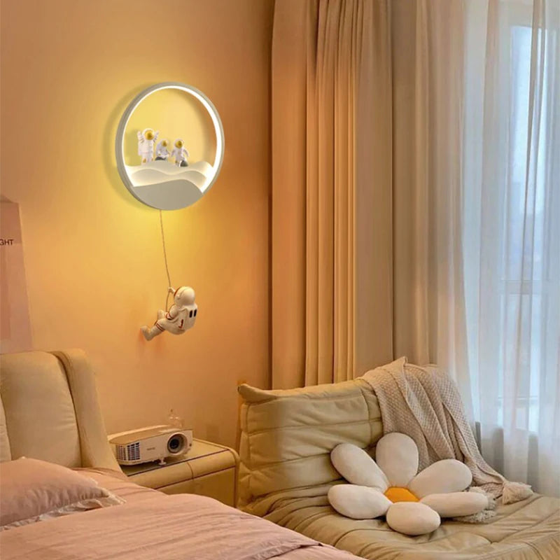 Modern LED Wall Sconce - Versatile Lighting Fixture for Children's Rooms, Aisles, Stairs, Bedrooms, and Living Rooms