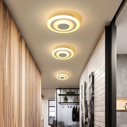 Moderne LED-Deckenleuchte - Minimalistisches Design für Esszimmer, Wohnzimmer, Schlafzimmer, Küche, Gang, Flur, Treppe und Eingang