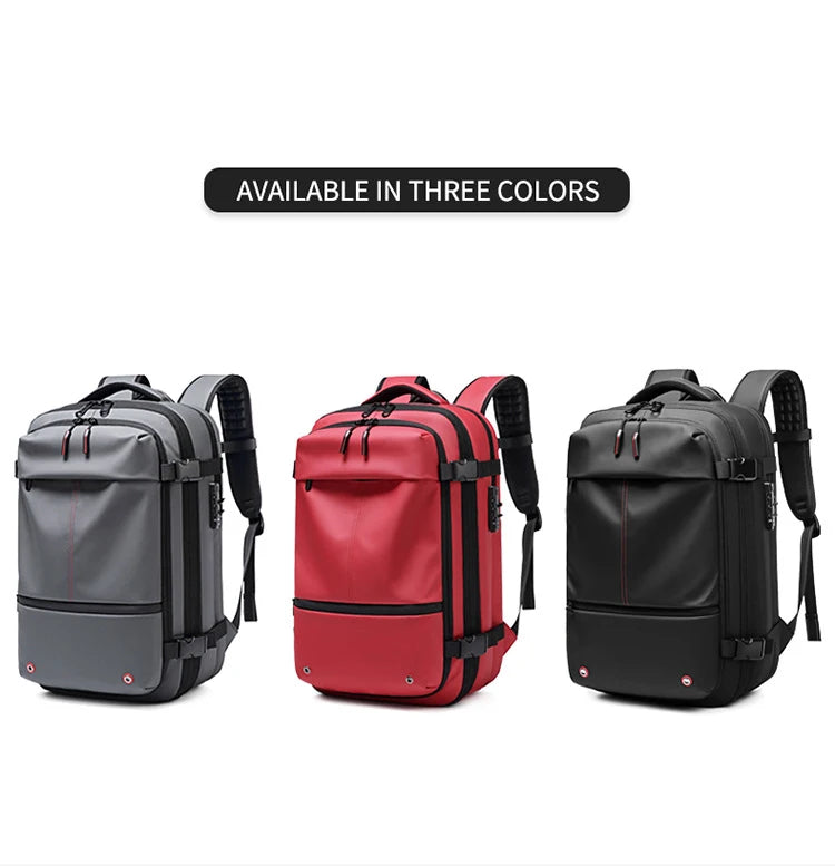 Travel Men 17'' inch  Expandable Laptop Backpack