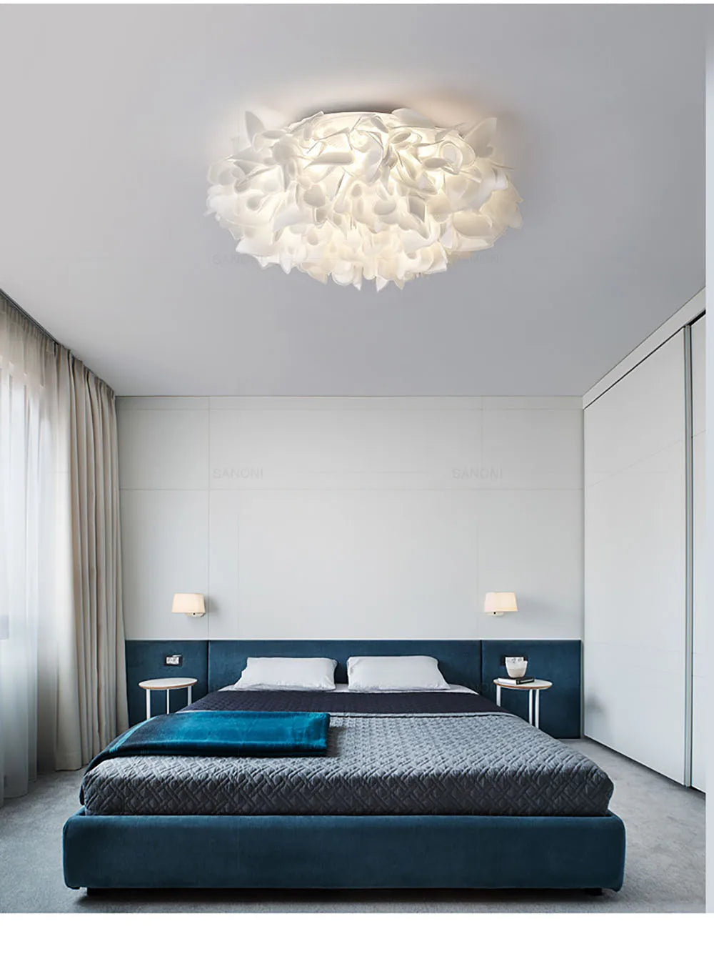 Contemporary LED Ceiling Chandelier for Bedroom, Living Room, Dining Room, Aisle, and Restaurant – Elegant Interior Lighting Fixture